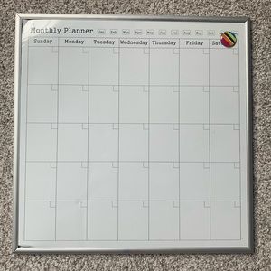 Whiteboard calendar